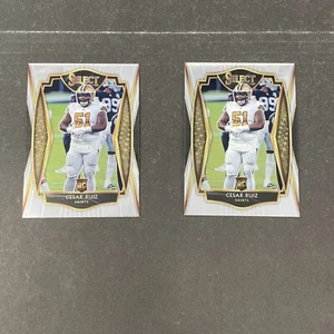 Cesar Ruiz ROOKIE 2 Card Lot 2020 Panini Select Premier Level RC #191 NO Saints - Picture 1 of 5