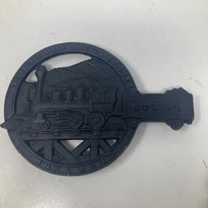 Seaboard COAST LINE RAILROAD Cast Iron VIRGINIA METALCRAFTERS Trivet ACL RR - Picture 1 of 4
