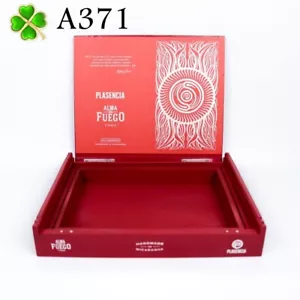 Caja de cigarros de madera Plasencia Toro Concepción Alma Del Fuego 10" x 8" x 1,75" A371 - Imagen 1 de 9