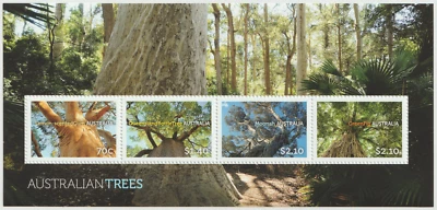 Australia #4269b - Australian trees souvenir sheet MNH (2015) - Image 1 of 2