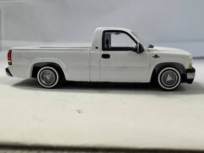Johnny Lightning Chevy Silverado Pickup Loose Custom Wheel Swap Lowrider - Image 1 of 4