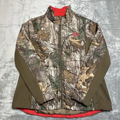 Chaqueta de Caza Realtree Xtra Para Mujer Talla XL Cremallera Completa Camuflada Abrigo Rojo Borde Foto 1 de 4