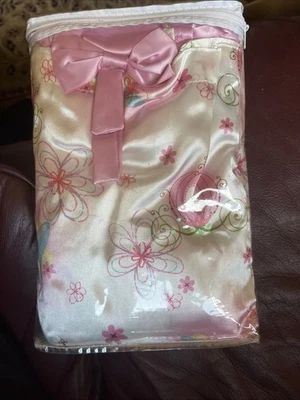 Disney Princesa Cenicienta Panel Cortina Blanco Rosa Arcos Zapatilla 42” X 80” Foto 1 de 4