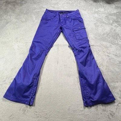 Pantalones de Snowboard Burton Dry Ride Para Mujer’s L Púrpura Carga Pierna Acampanada Impermeables  Foto 1 de 4