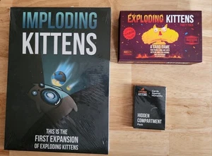 Exploding Kittens/Imploding Kittens/Cards Against Humanity Hidden Compartment - Picture 1 of 8