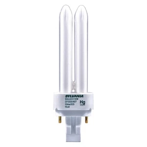 SYLVANIA CF18DD/E/841/ECO Plug-In CFL Bulb,18W,1150 lm,4100K PK 50 - Picture 1 of 1