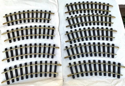 LGB Gartenbahn gebogene Schienen Gleise    1100          9  Stück - Bild 1 von 4