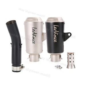 For Honda Rebel 500 2017-2025 Mid Exhaust Pipe Black Muffler Slip On CM500 CM300 - Foto 1 di 12