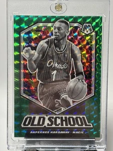2019-20 Panini Mosaic - Old School Anfernee Hardaway #4 Green Mosaic Prizm - Picture 1 of 2