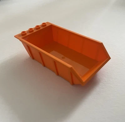 Lego Container Tipper Bucket 4x6 [4080] Orange x1 - Image 1 of 2