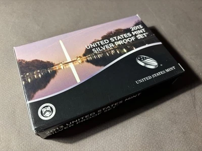 2013 US Mint Silver Proof Set – 14 Coins – Unopened Box - Image 1 of 4