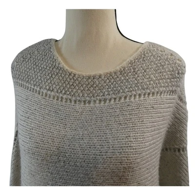 Suéter corto pequeño para mujer Quinn mangas Dolman ligero acrílico algodón  Foto 1 de 4