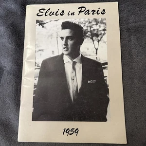 Elvis Is Paris Picture Book 1959 SoftBack No  Publisher No writing - Picture 1 of 3