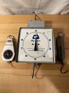 Antike Hängewaage Ohaus, Hy-Line, Utility sehr Sammlerstück  - Bild 1 von 8