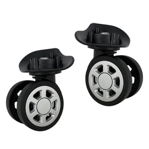 2Pcs Replacement Luggage Wheels Universal Impact Resistant Trunk Wheels - Picture 1 of 6