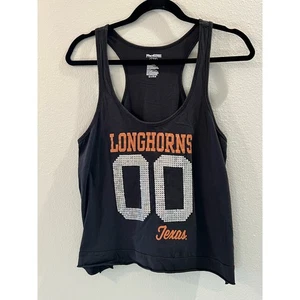 Canotta UT Texas Longhorns paillettes donna taglia L nera calcio college - Foto 1 di 4