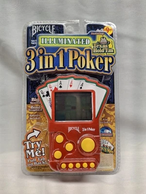 Bicicleta iluminada Texas Hold 'Em, além do Caribe e Let it Ride nova em folha - Imagem 1 de 4