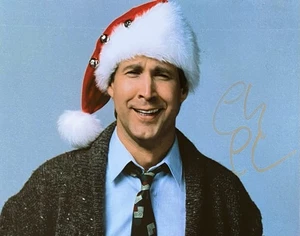 CHEVY CHASE HANDSIGNIERTES CLARK GRISWOLD WEIHNACHTSURLAUB 8x10 FOTO - Bild 1 von 1