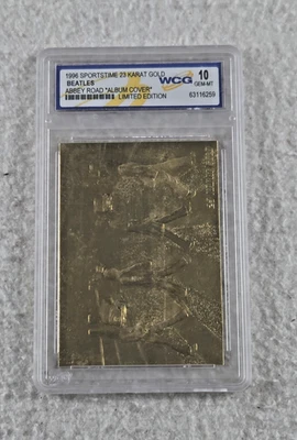 Beatles Abbey Road 23KT Gold Album Card • Limited Edition • WCG 10 - Image 1 of 4