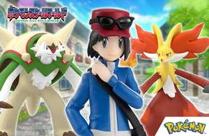 Pokemon Scale World Kalos Region Calem, Chesnaught & Delphox [Presale] - Picture 1 of 12