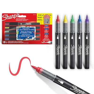 Sharpie Creative Marker Acrylic Paint Pens, Water-Based Paint Markers, No-Bleed  - Image 1 of 4