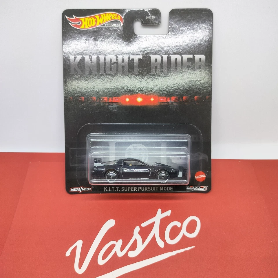 Hot Wheels GJR38 Pontiac Firebird Knight Rider Kitt Super Pursuit Mode Black