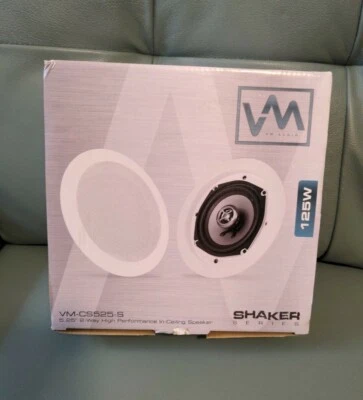 VM Audio 125W Shaker Series 2way In-ceiling Speaker VM-CS525-S - Image 1 of 4