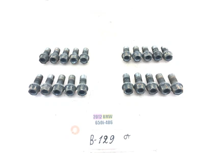 BMW F13 F12 650i 640i M6 2012-2018 cupé llanta tuerca juego de pernos x20 OEM Foto 1 de 4