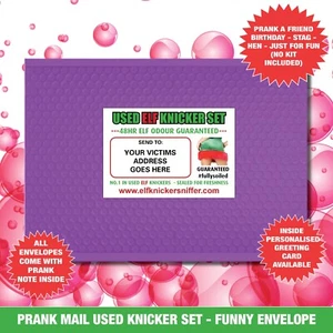 Prank Mail USED ELF KNICKERS 100% anonymous - SNIFFER CHRISTMAS SECRET SANTA 08 - Picture 1 of 8