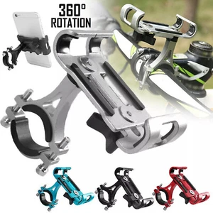Bike Mobile Phone Holder Bicycle Handlebar Mount 360° Rotation For Motorcycle AU - Picture 1 of 29