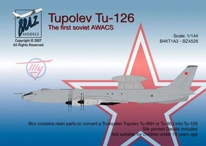 Juego de conversión Braz Models 1/144 Tupolev Tu-126 (B4KT1M) - Imagen 1 de 12