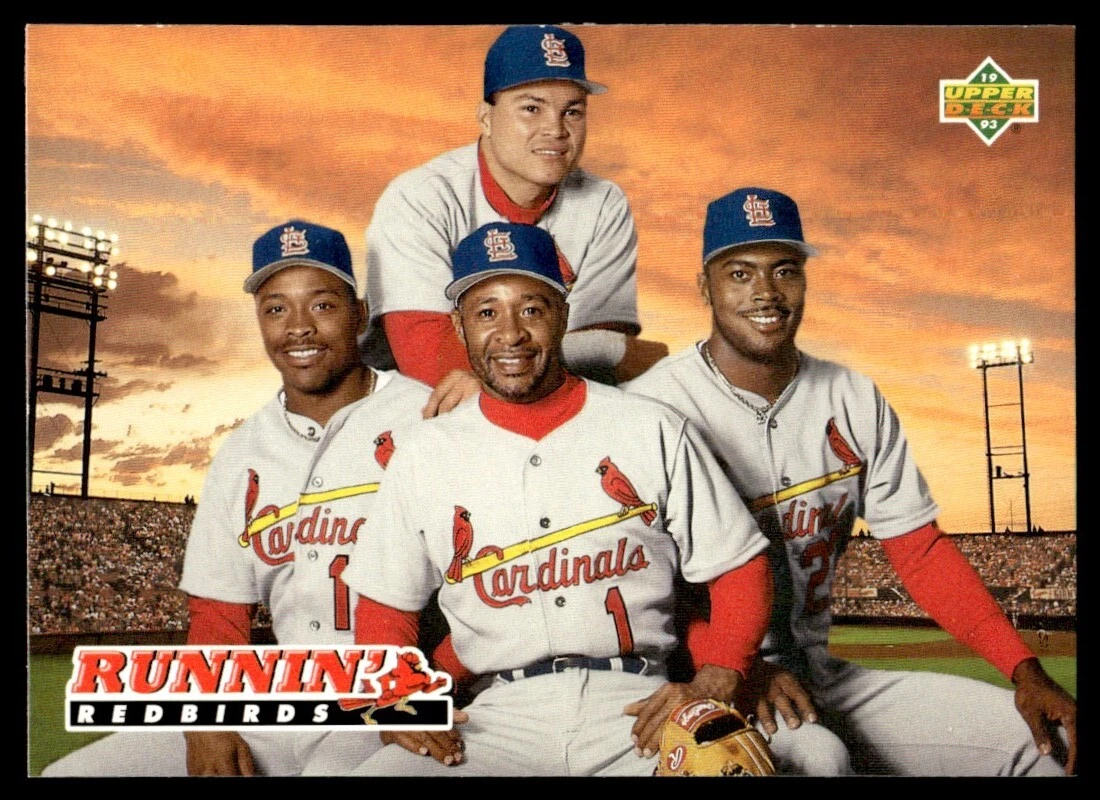 1993 Upper Deck Runnin' Redbirds #482 Geronimo Pena/Ray Lankford/Ozzie