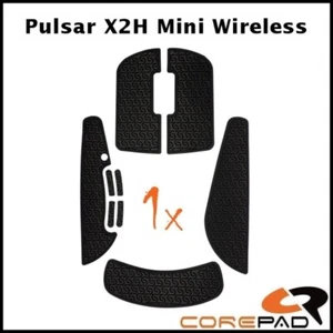 Corepad Soft Grips Noir Pulsar X2H Mini & X2H Mini eS Grip Tapes Pour Souris - Imagen 1 de 1