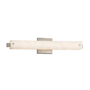 Justice Design Clouds Linear Wall/Bath in Brushed Nickel - CLD-8681-NCKL - Picture 1 of 1