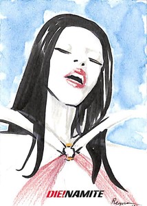 DIE!NAMITE DELUXE ULTRA-PREMIUM SKETCH CARD APRIL REYNA J
