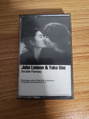 JOHN LENNON YOKO ONO -  DOUBLE FANTASY Cassette - 1980 CS10 - Image 1 of 3