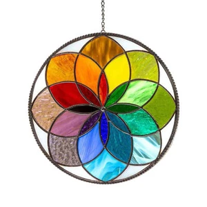 Hanging Wind Spinner Acrylic Rainbow Spinner Hanging Garden Decoration Gift - Picture 1 of 12