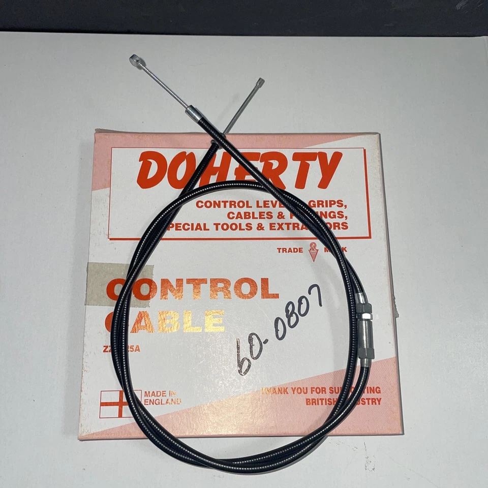Cable de acelerador genuino 60-0807 BSA 500 Royal Star A50 1968-1970 hecho en el Reino Unido Foto 1 de 4