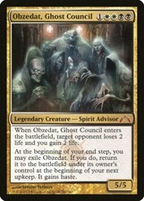 Obzedat, Ghost Council Gatecrash NM White Black Mythic Rare MTG CARD ABUGames