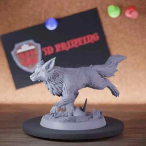 Forest Fox Miniature DnD Beast Dungeons and Dragons Mini DnD 5e TTRPG Pathfinder - Picture 1 of 8
