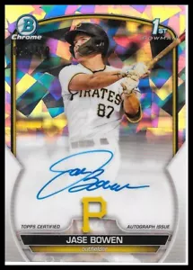 2023 Bowman #CPA-JBN Jase Bowen Chrome Prospects Auto Atomic Refractors #/100 - Picture 1 of 2