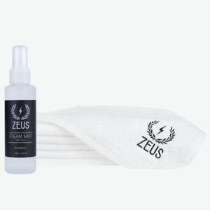 Eucalyptus Oil Steam Mist & 100% Cotton Barber Shop Steam Towel Set, 6 Pack