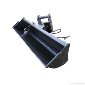 Baggerschaufel 1200mm MS01 hydraulisch schwenkbar Minibagger Radlader Schaufel - Bild 1 von 1