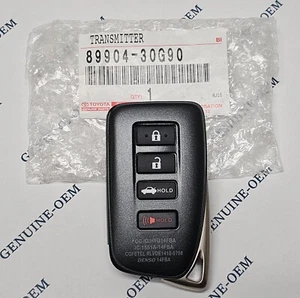 2015-2020 Lexus GS Keyless Remote Entry Smart Key Fob Transmitte 89904-30G90 OEM - Picture 1 of 3