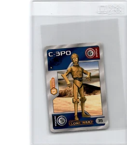 Mini tarjeta Sabritas Star Wars 2009 difícil de encontrar C-3po - Imagen 1 de 2