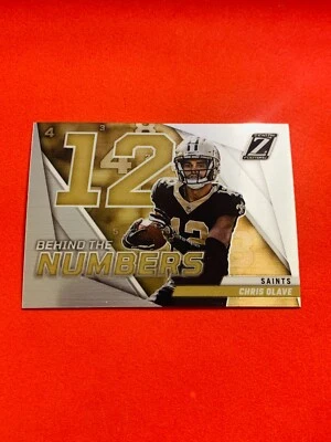Chris Olave .. ROOKIE .. New Orleans Saints .. 2022 Zenith BEHIND THE NUMBERS - Image 1 of 2