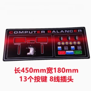 Bilanciatore Ruota Pneumatici Macchina Tastiera Pannello Interruttore Touch Pulsante Display Board - Foto 1 di 1
