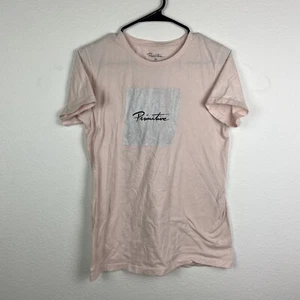 Primitive T Shirt Rosa Weiß Logo Herren Größe M - Bild 1 von 5