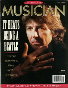 Musician Magazine March 1990 Beatles George Harrison Kinks Jim Hall Shawn Colvin - Picture 1 of 2