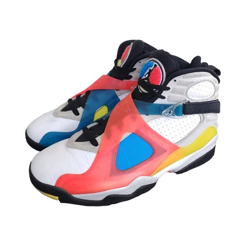 Scarpe da ginnastica Nike Air Jordan uomo bianche Aqua 8 SP SE multicolore taglia UK 8